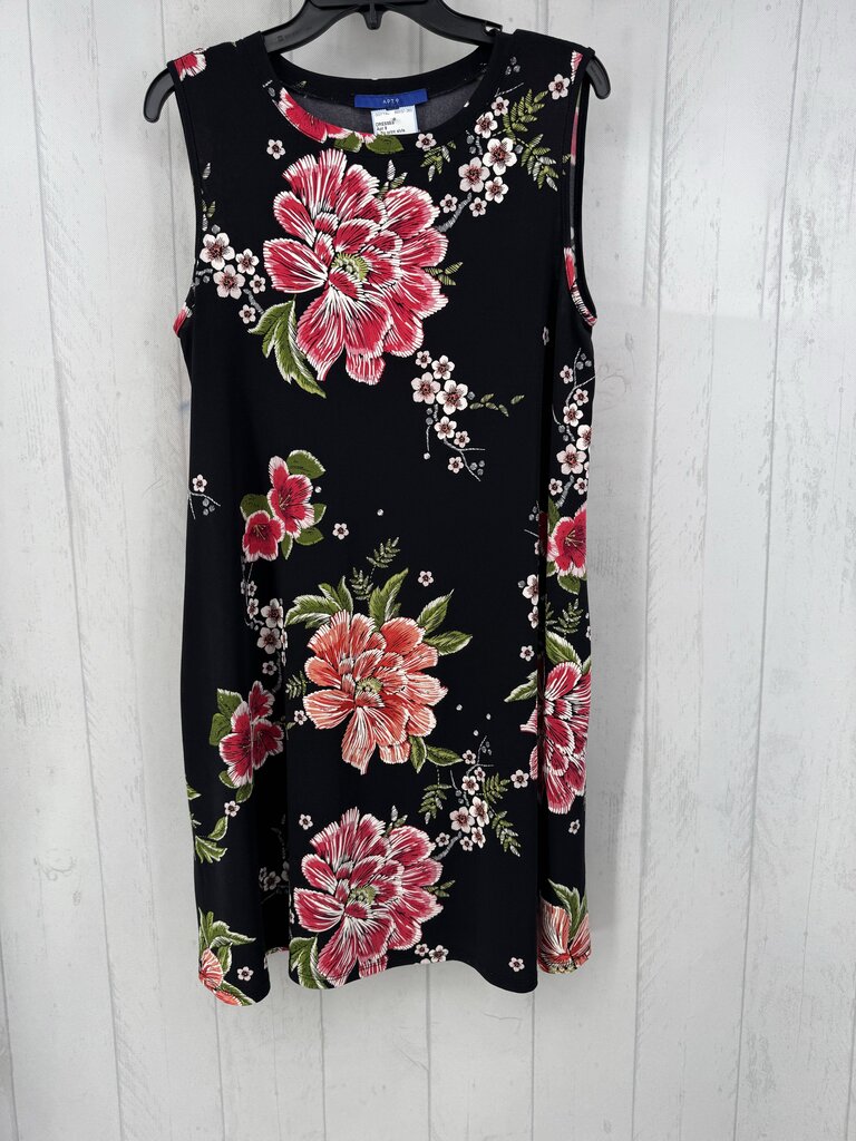 L flo print slvls dress