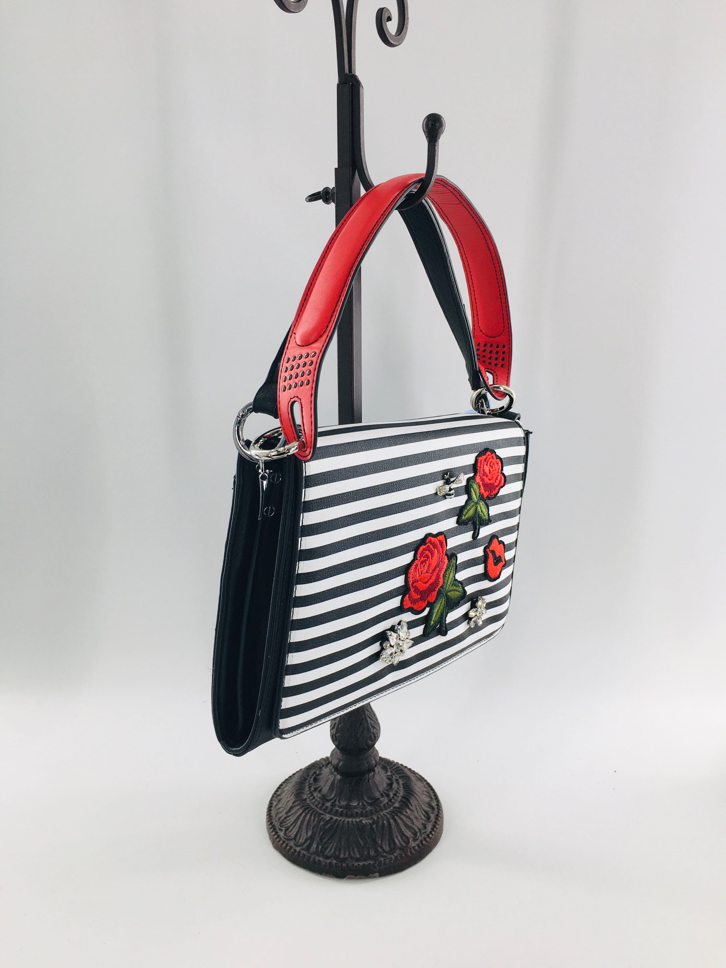 5pc interchangeable front flap/strap crossbody
