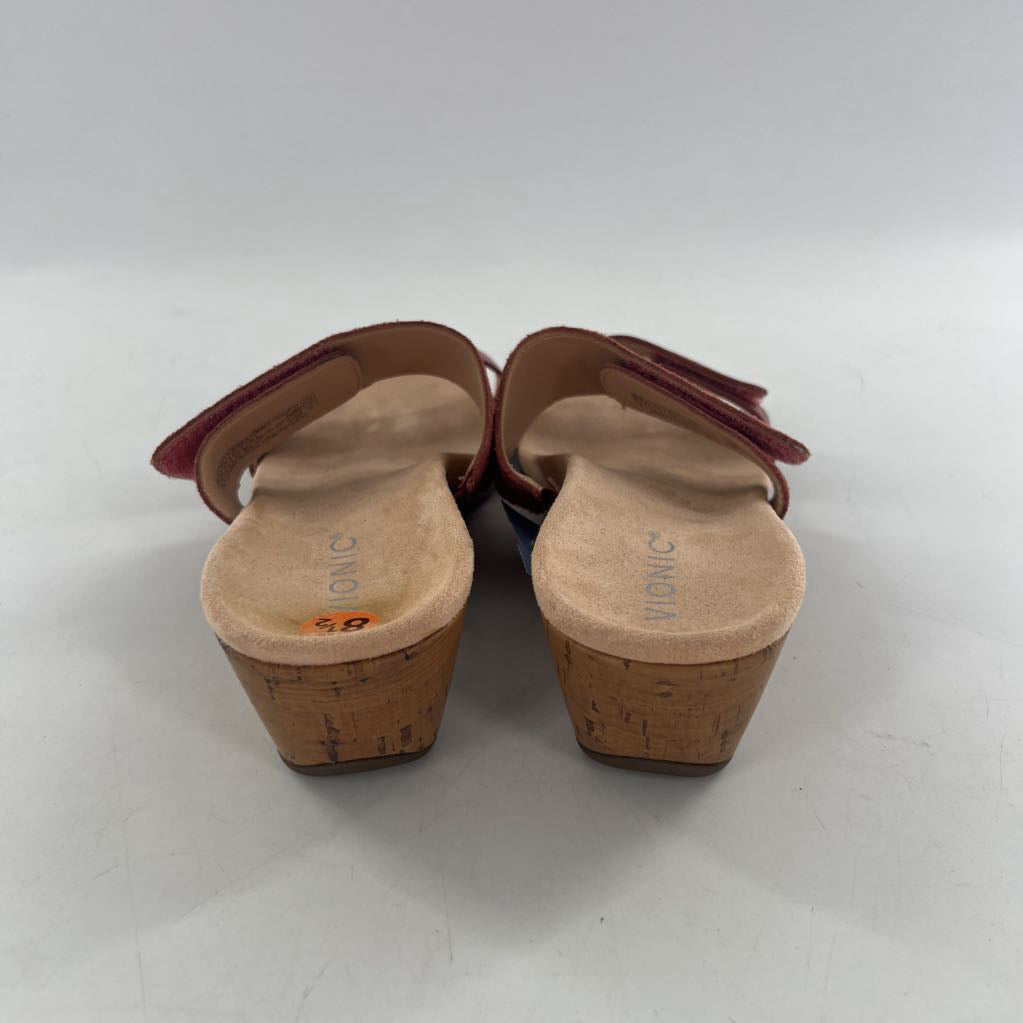 8.5 cork wedge heel sandal