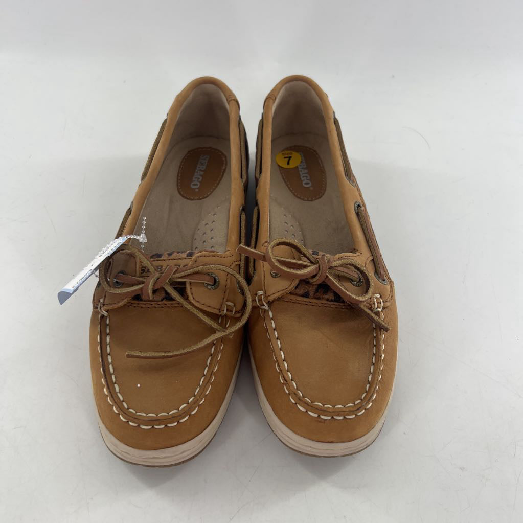 animal print boat shoes