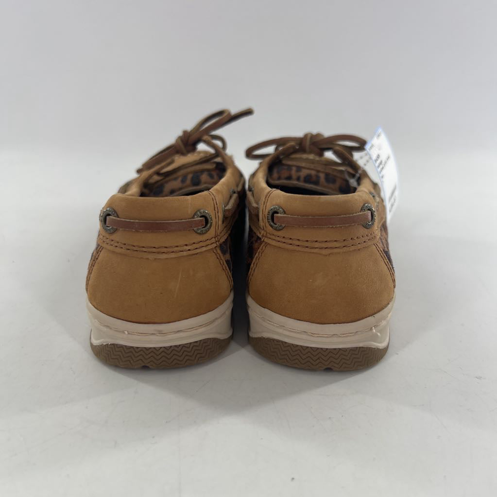 animal print boat shoes