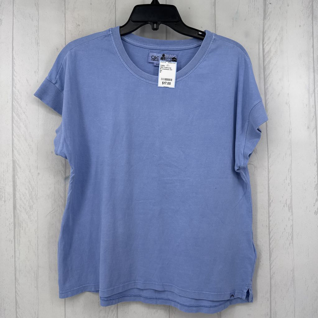 M crewneck s/s top