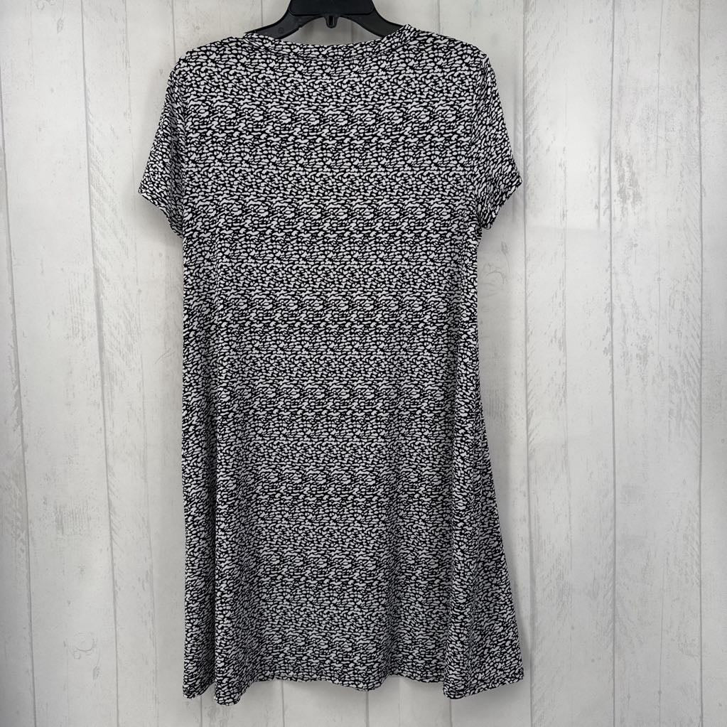 M printed s/s dress