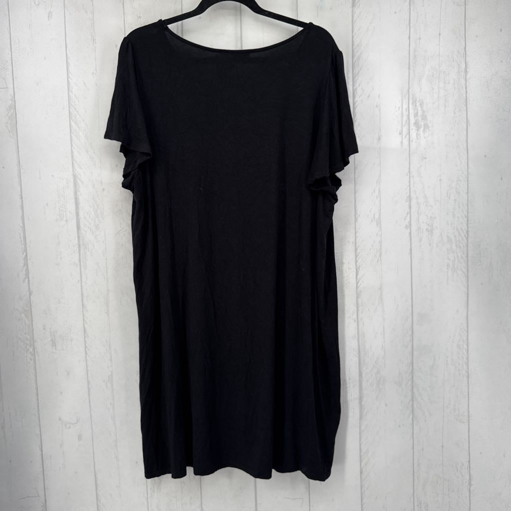 2X v-neck s/s dress