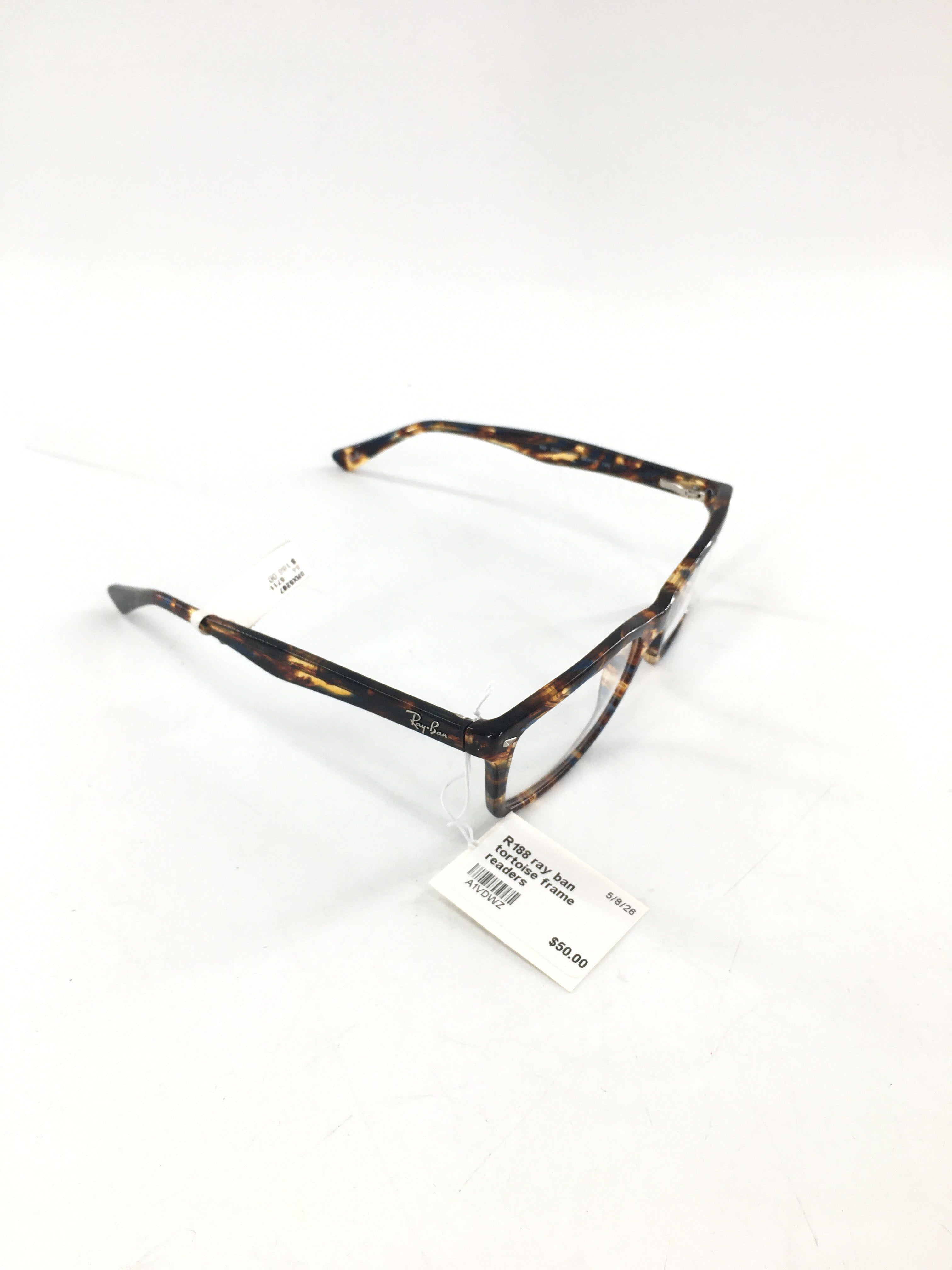 R188 ray ban tortoise frame readers