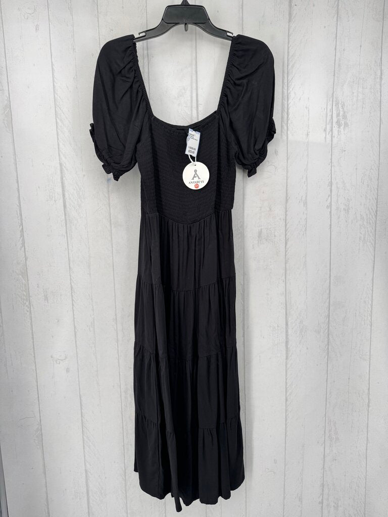 S smocked tiered s/s dress