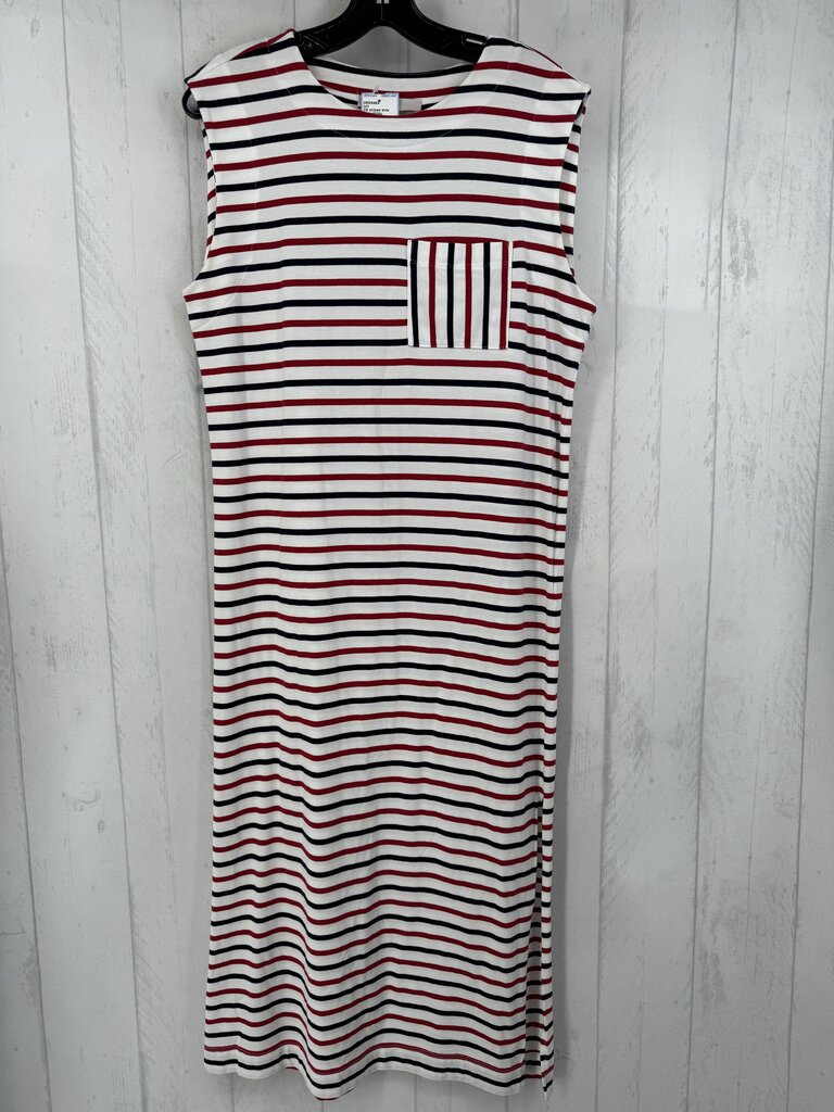 XS striped slvls dress