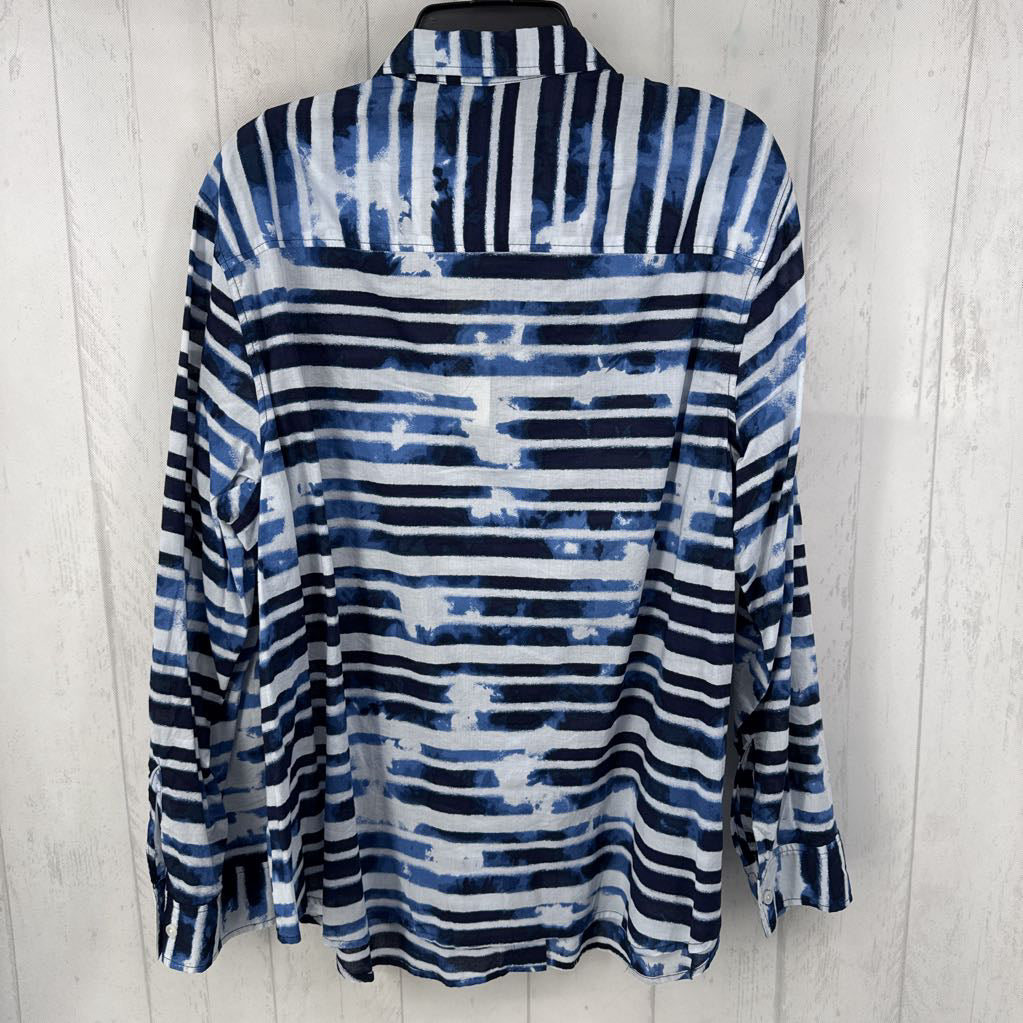 R64 3x l/s print button shirt