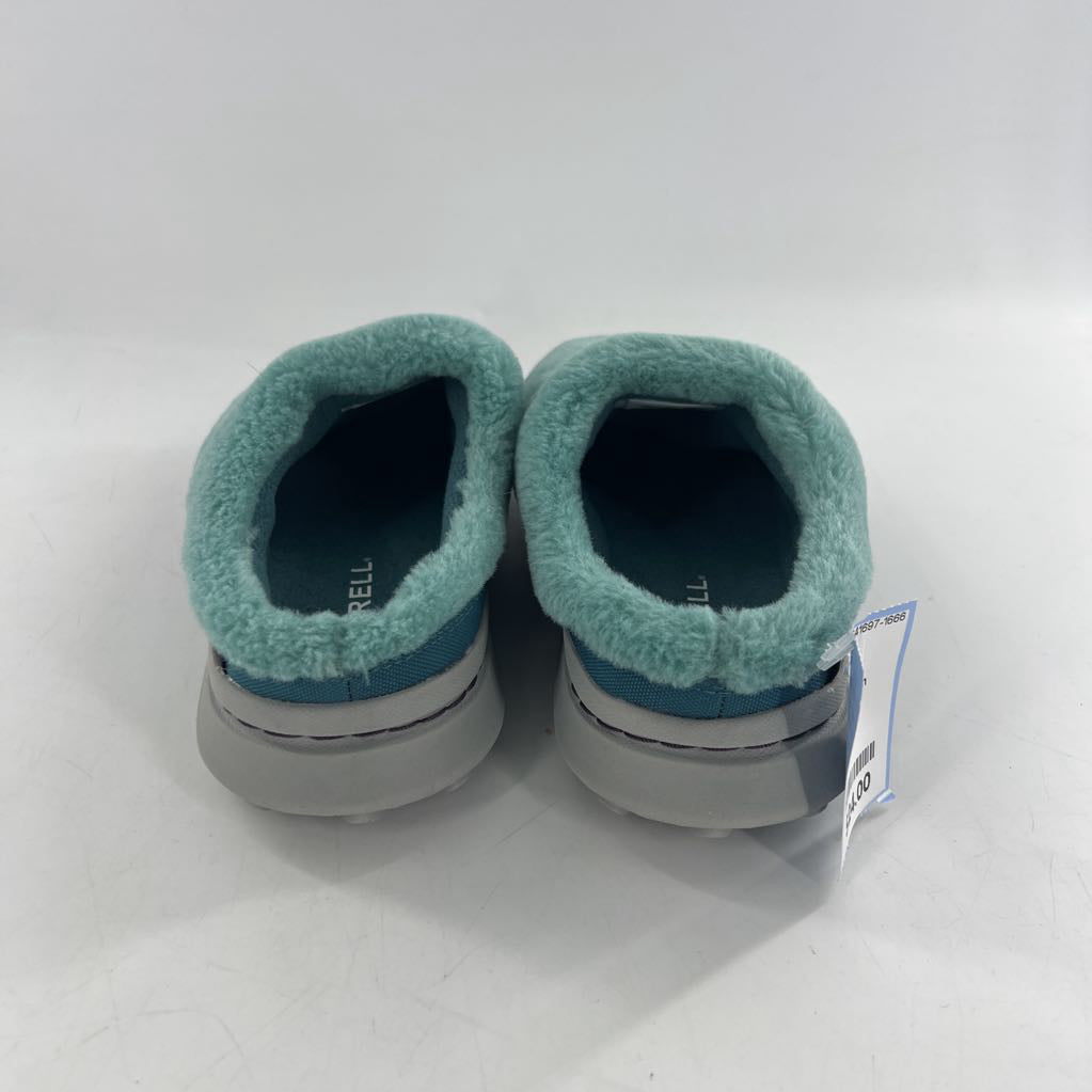 5 fuzzy slip-on mules