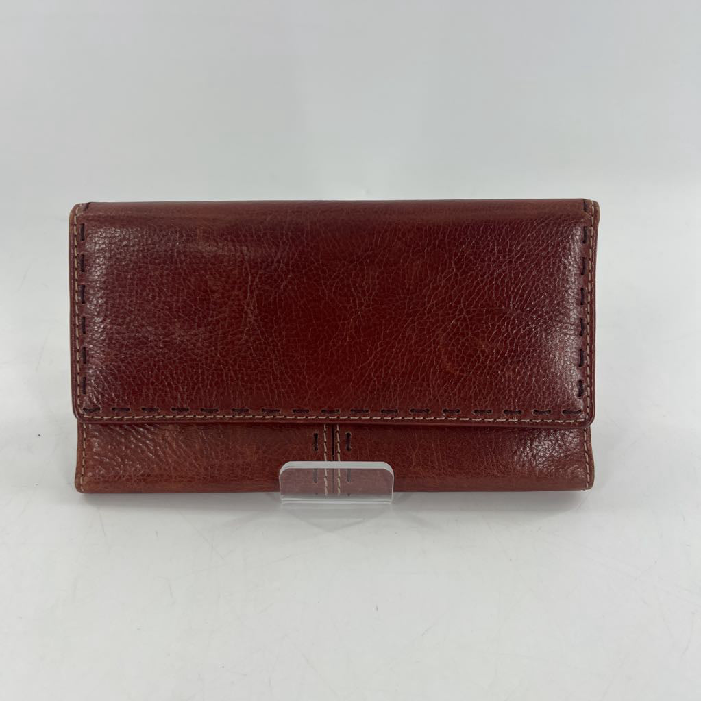 leather flap wallet