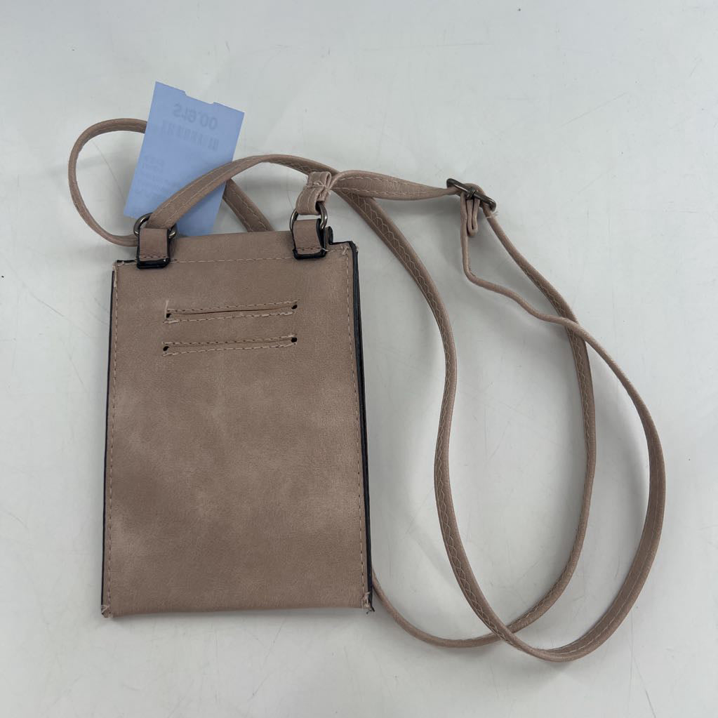 perforated embelished slim crossbody