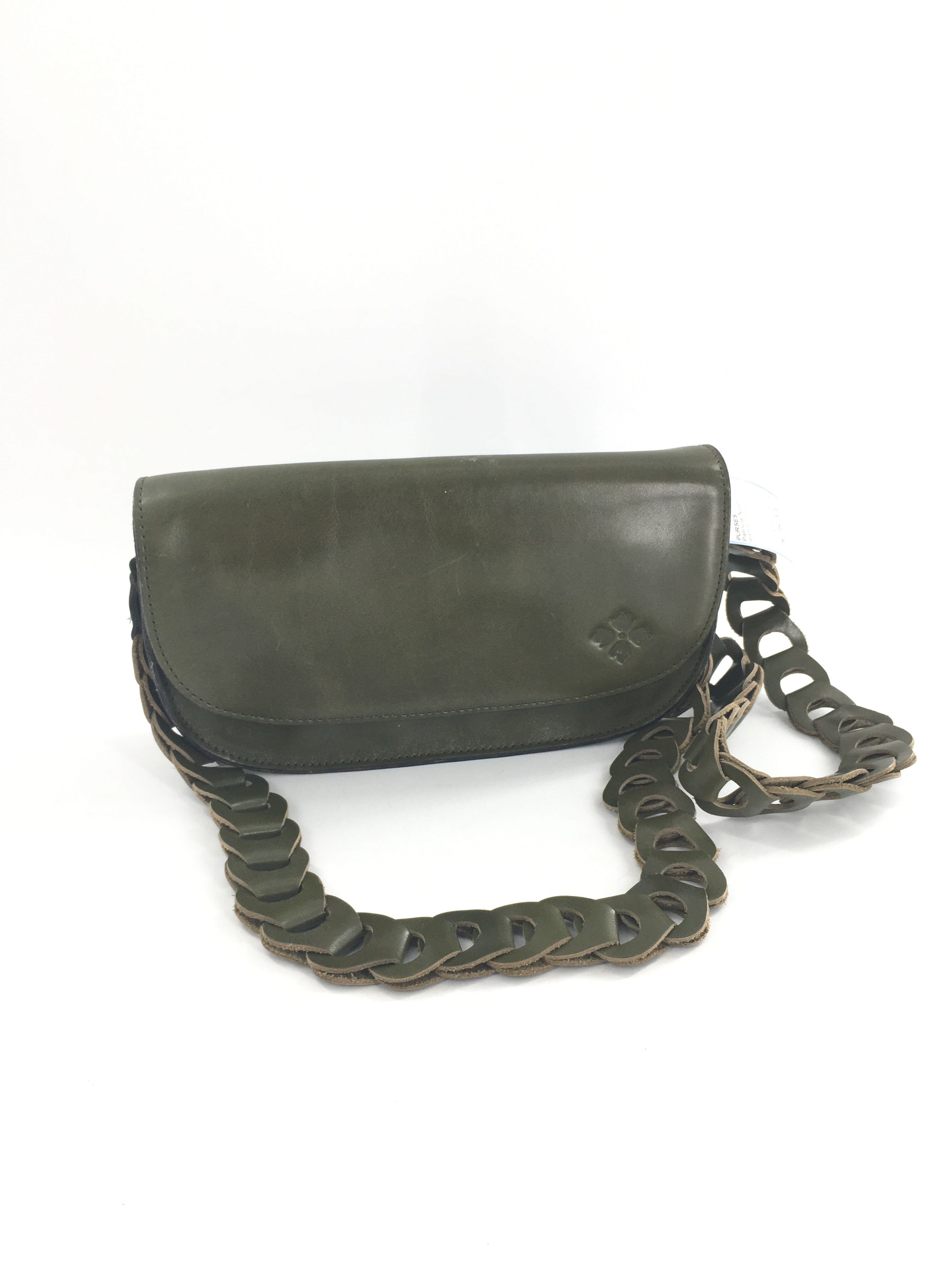 leather link strap crossbody