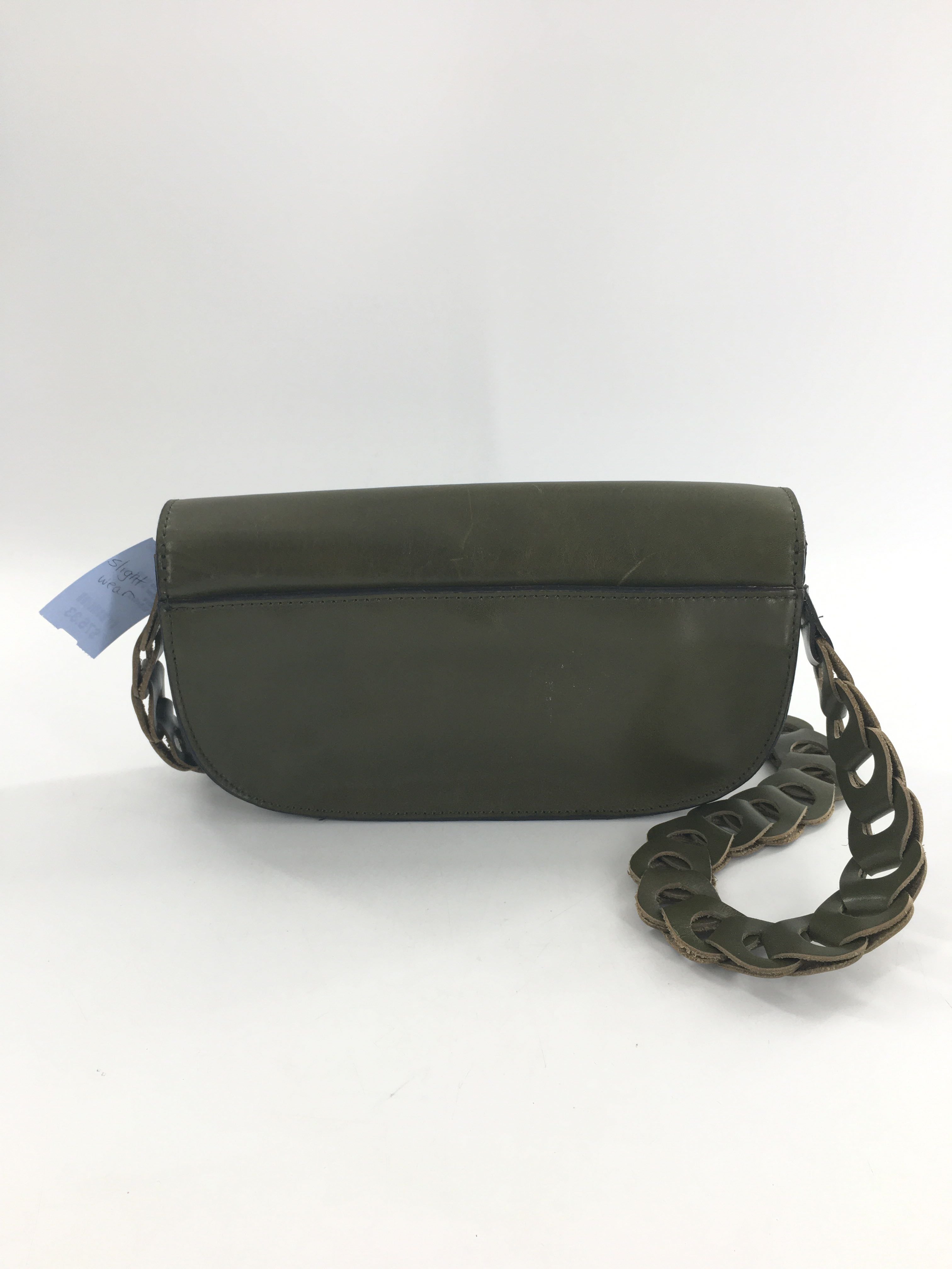 leather link strap crossbody