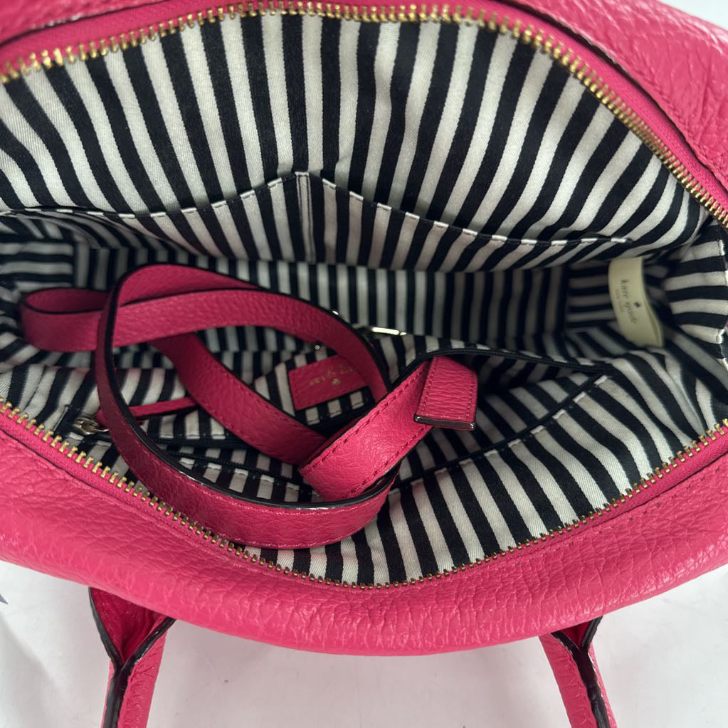 pebbled leather satchel