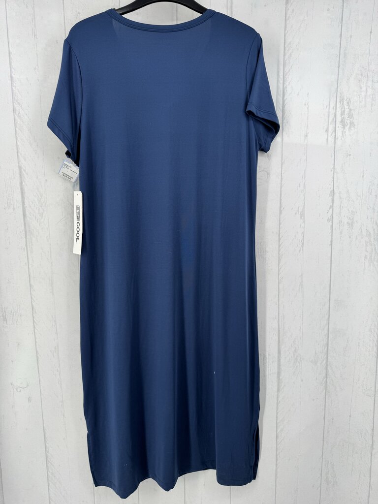 L v-neck s/s dress