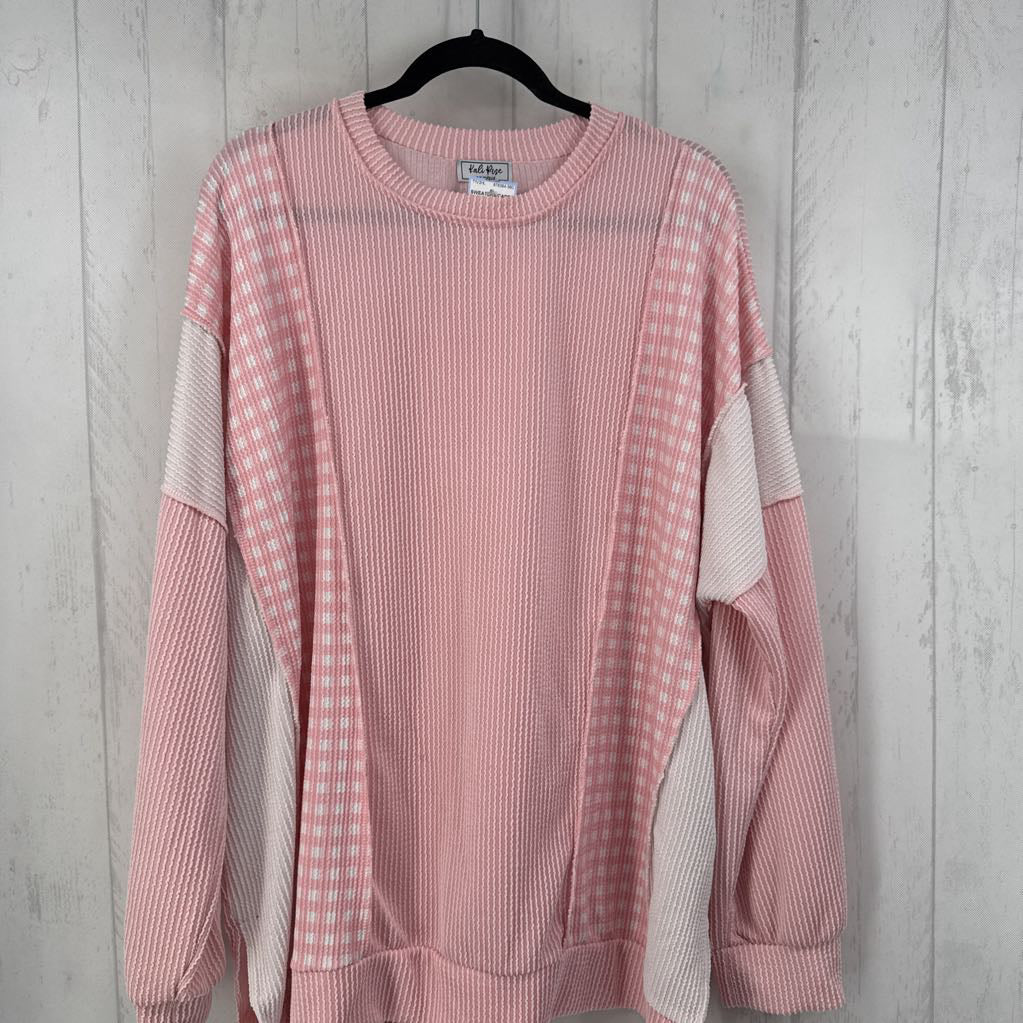 3XL mixed media crewneck sweatshirt