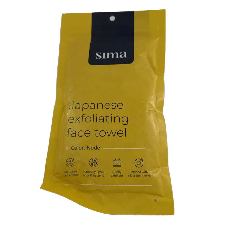 exfoliating face towel