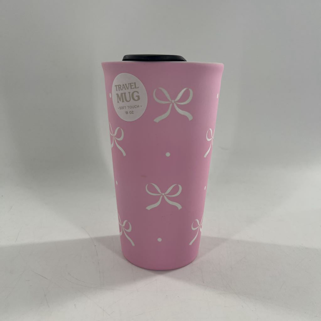 travel mug-pnk bows
