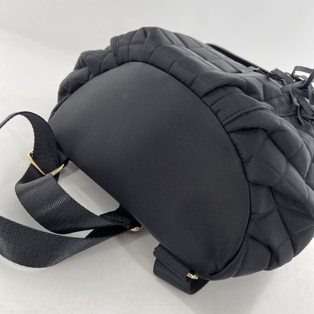 quilted tassel backpack
