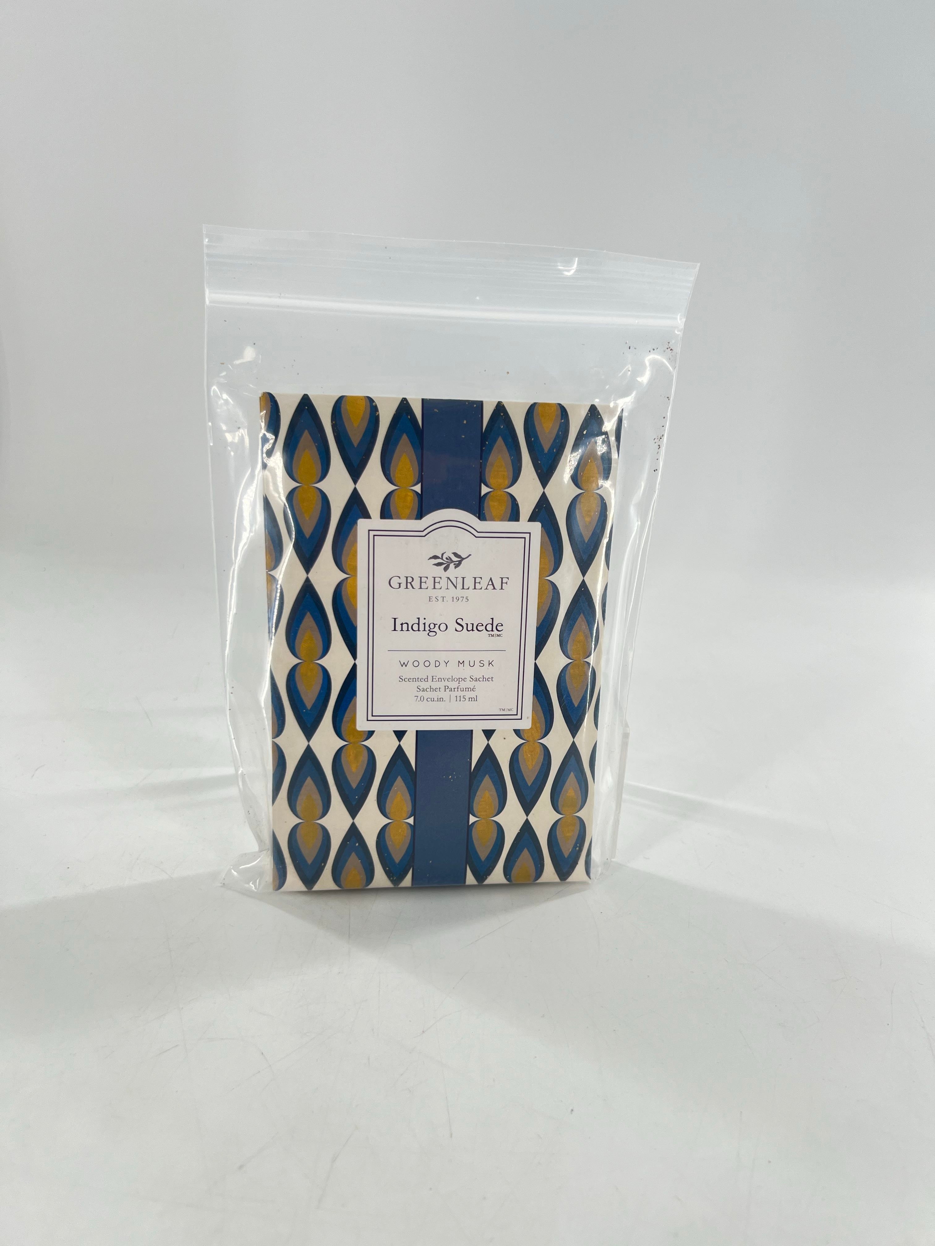 3 pack scented sachets-indigo suede