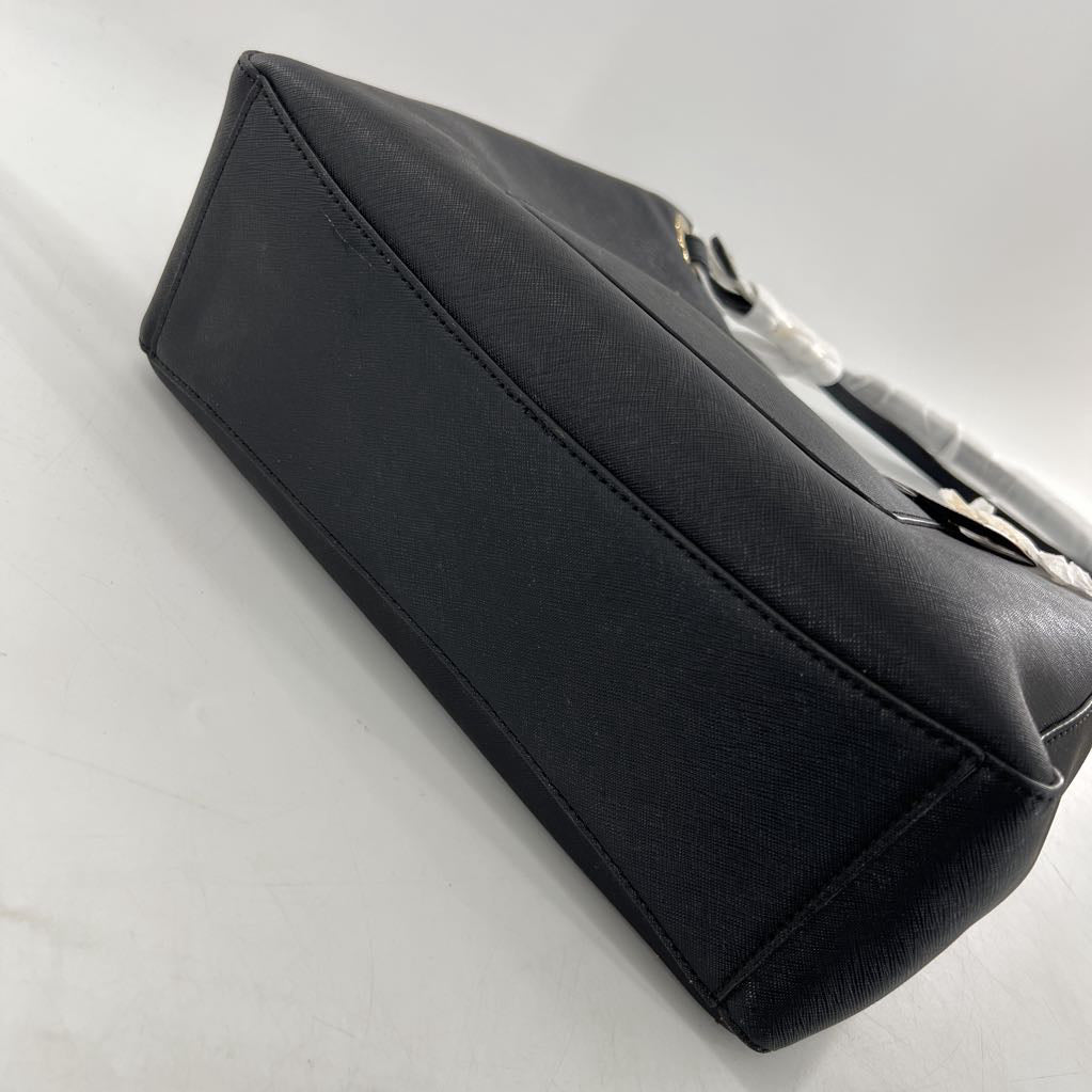 saffiano med dual handle shoulder tote