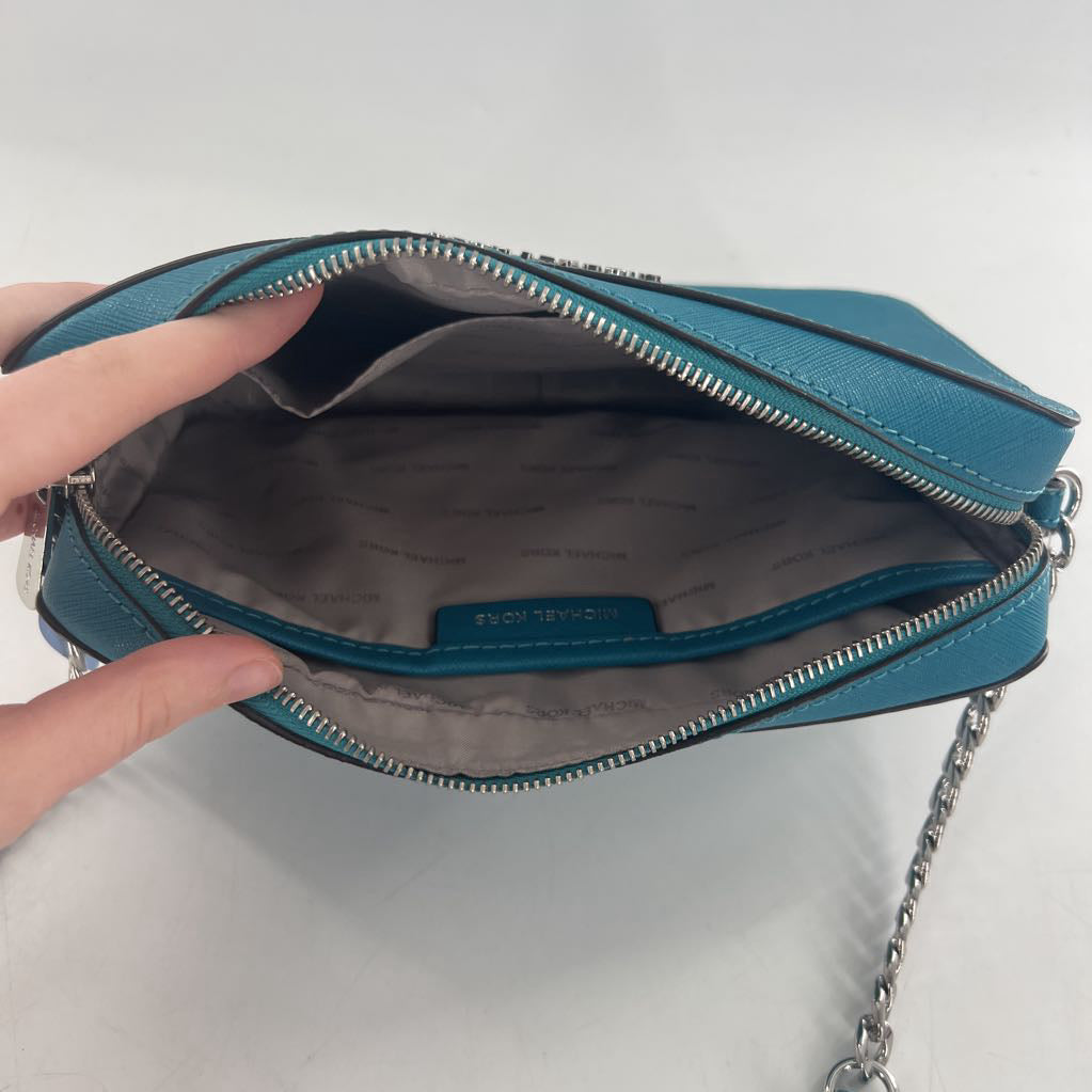 saffiano chain strap crossbody