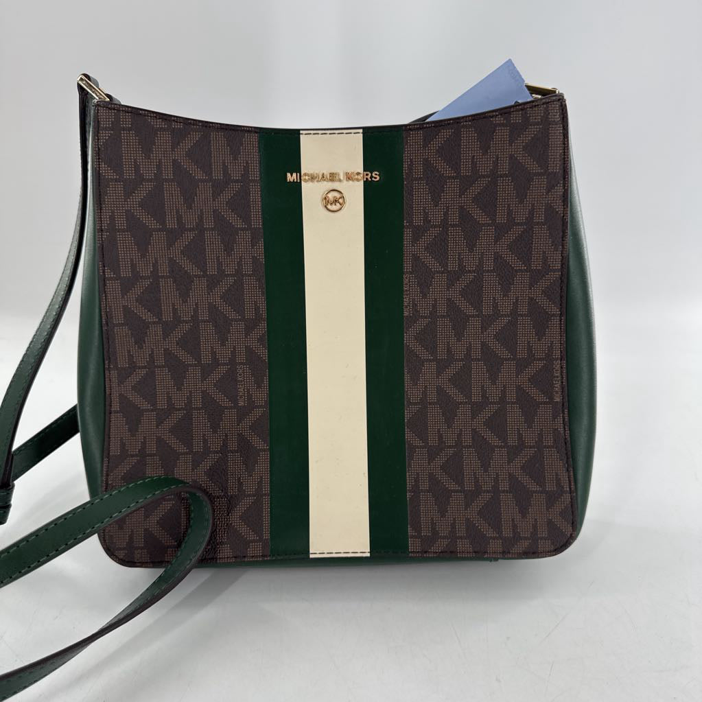 monogram stripe crossbody