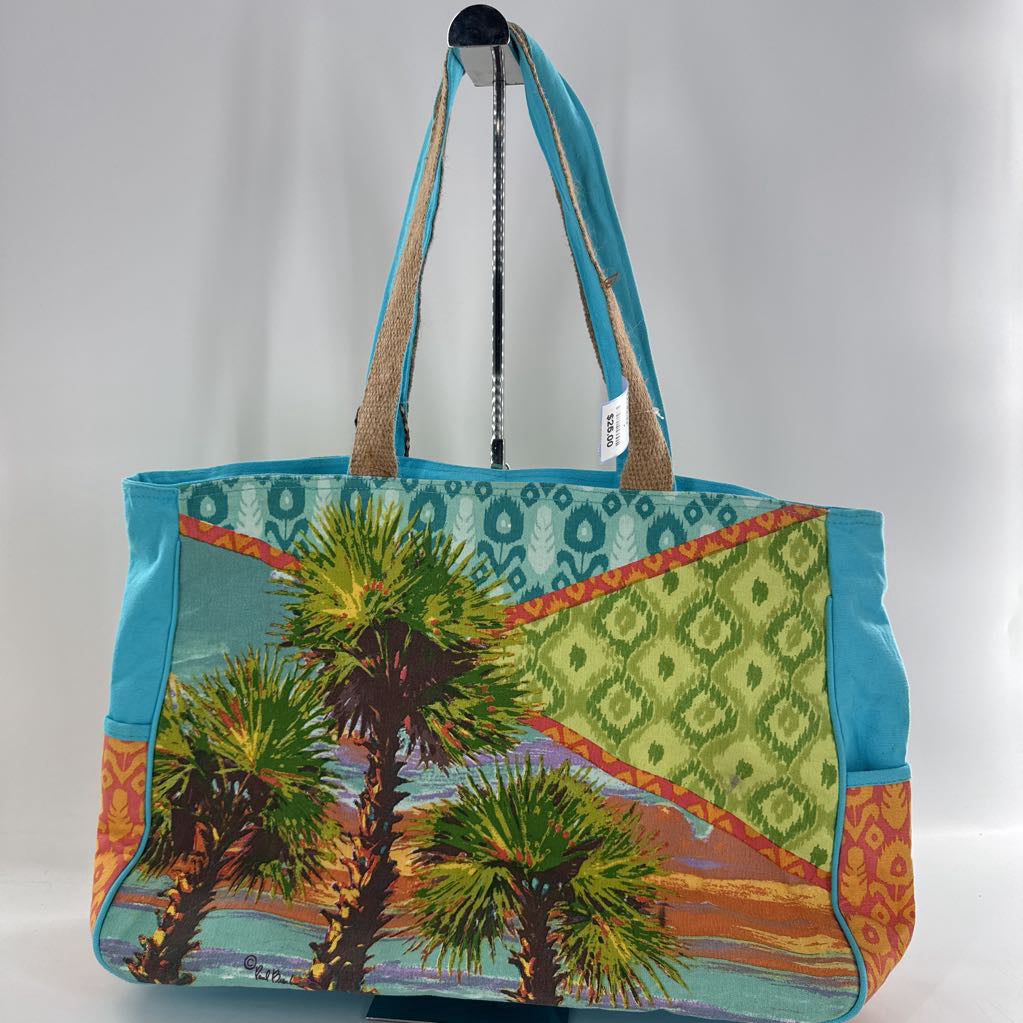 Paul Brent tropical print beach tote