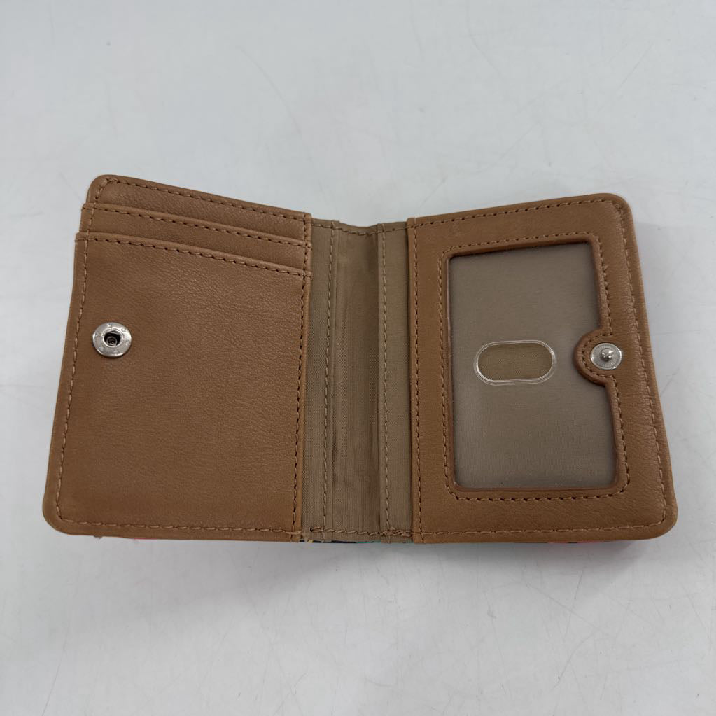floral bi-fold wallet