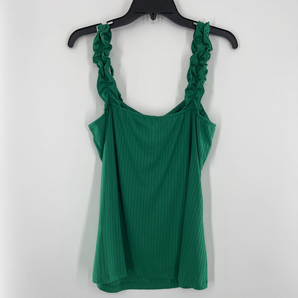 XL ribbed ruched tank
