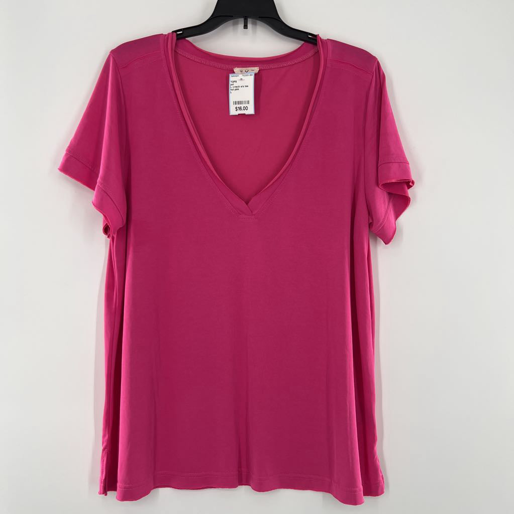 L v-neck s/s tee