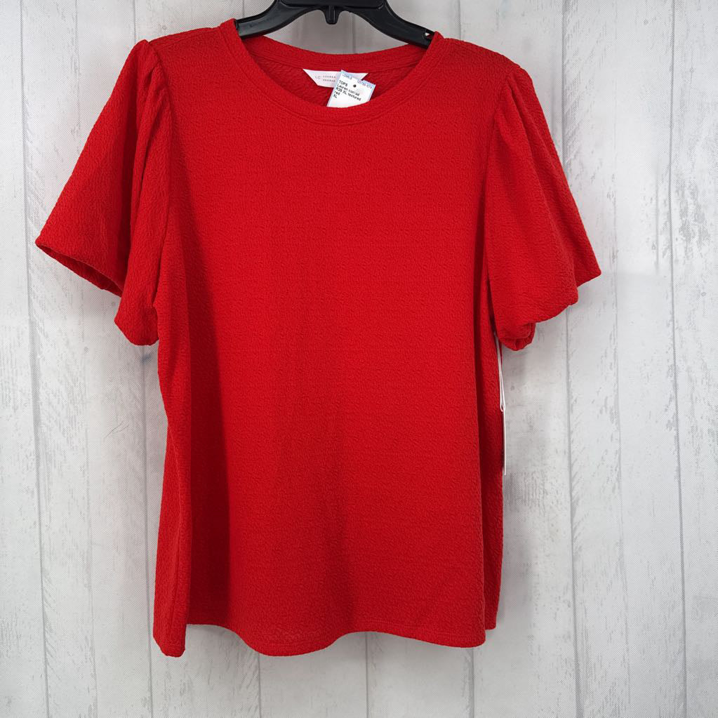 R28 XL textured s/s top