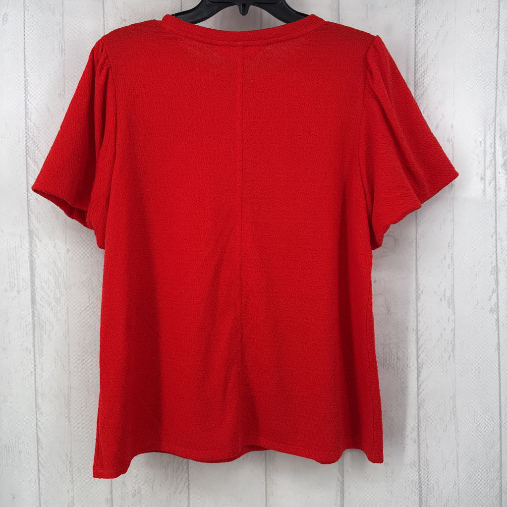 R28 XL textured s/s top