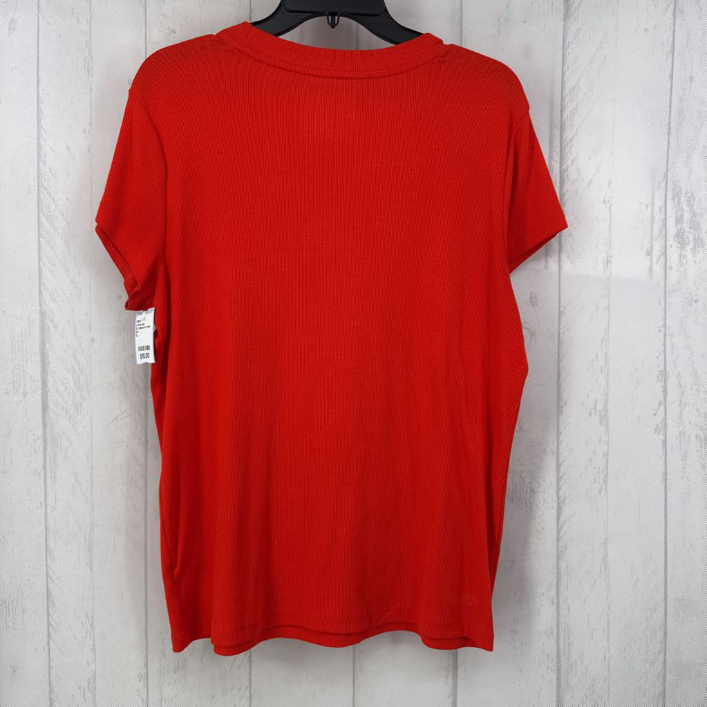 XL ribbed s/s tee