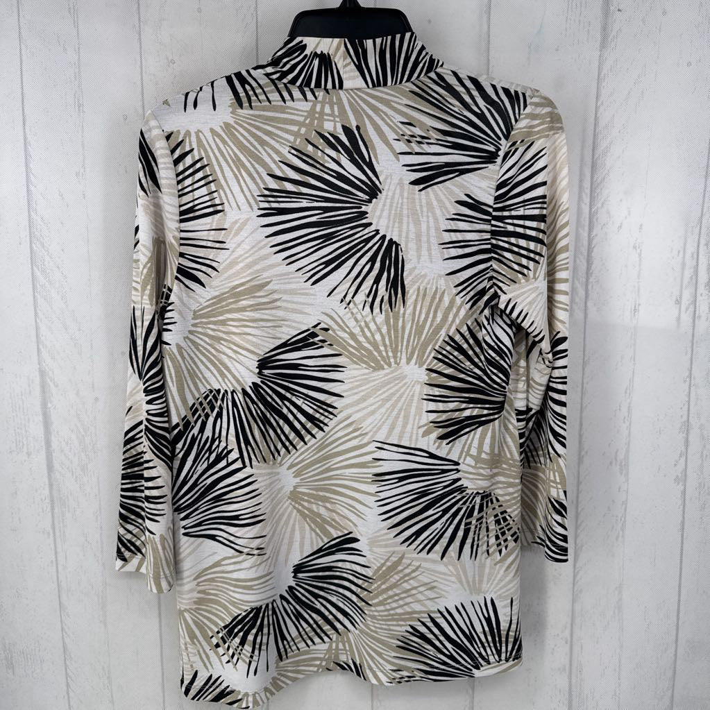 Sp printed lightweight open front cardi