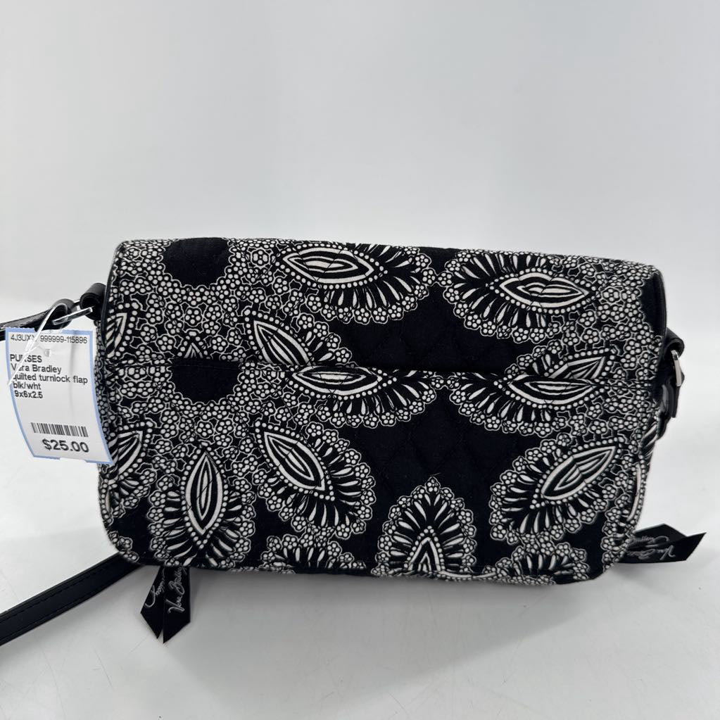 quilted turnlock flap slo print crossbody