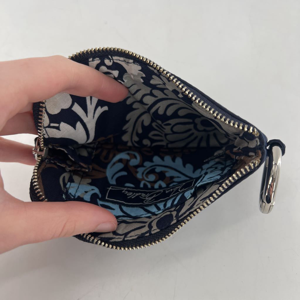quilted zip id/coin purse