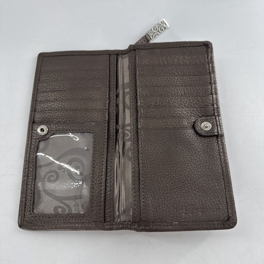 studded leather wallet