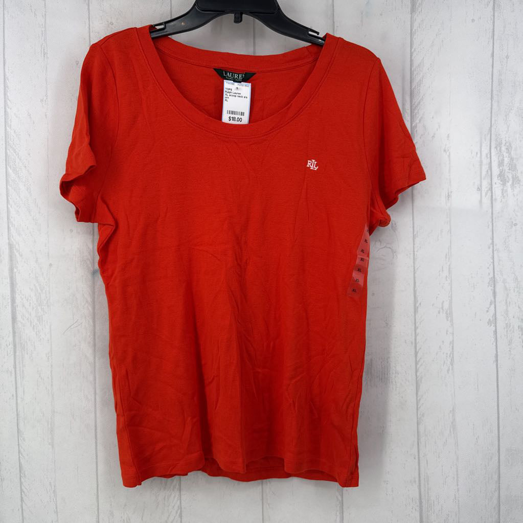 XL scoop neck s/s tee