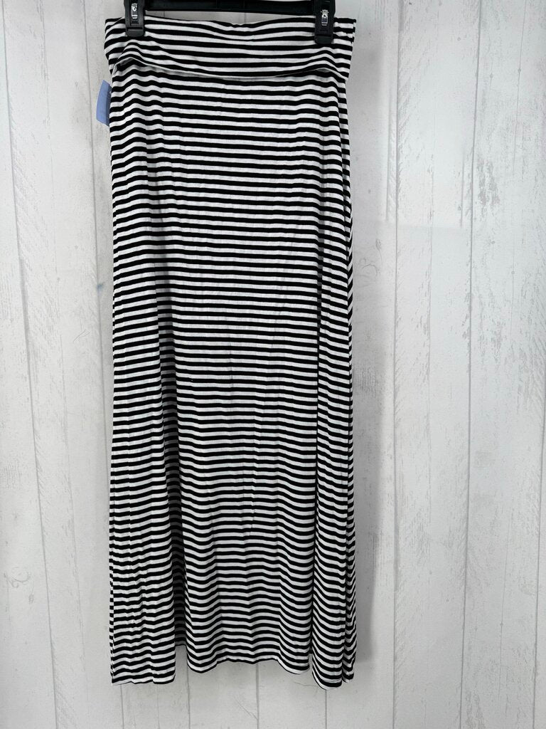 R36 S striped maxi skirt