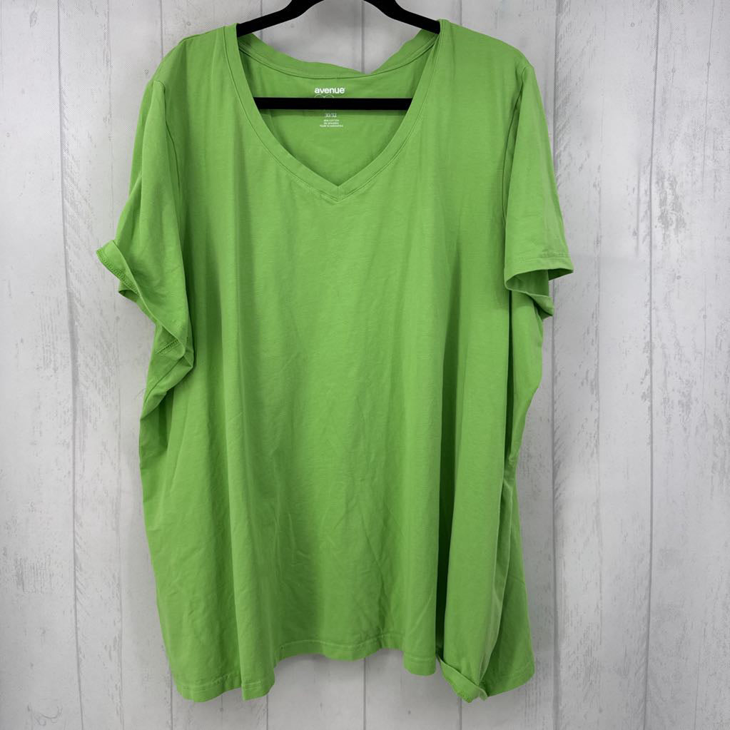 30/32 v-neck s/s tee