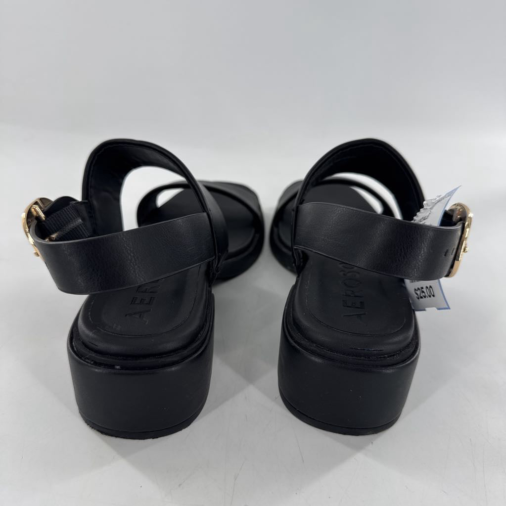 6 low heel ankle strap sandal