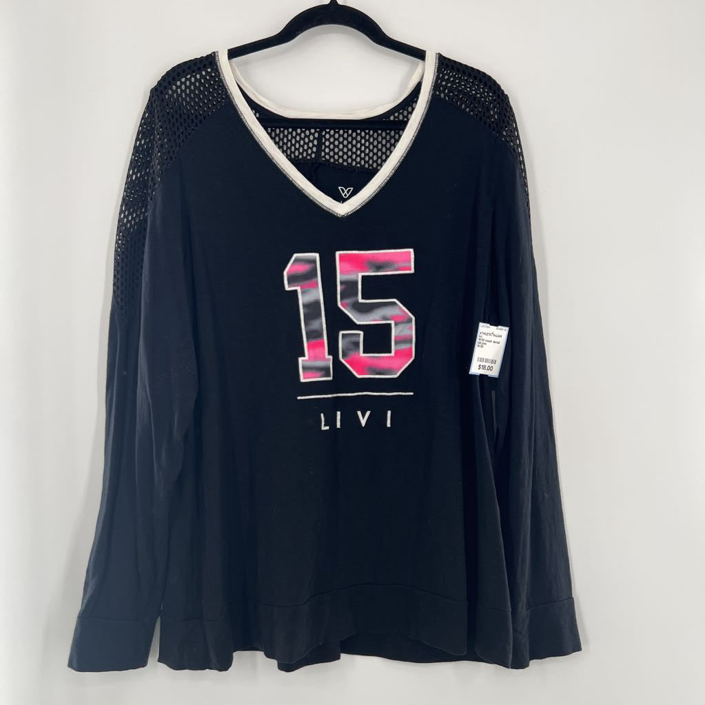 18/20 mesh detail l/s top