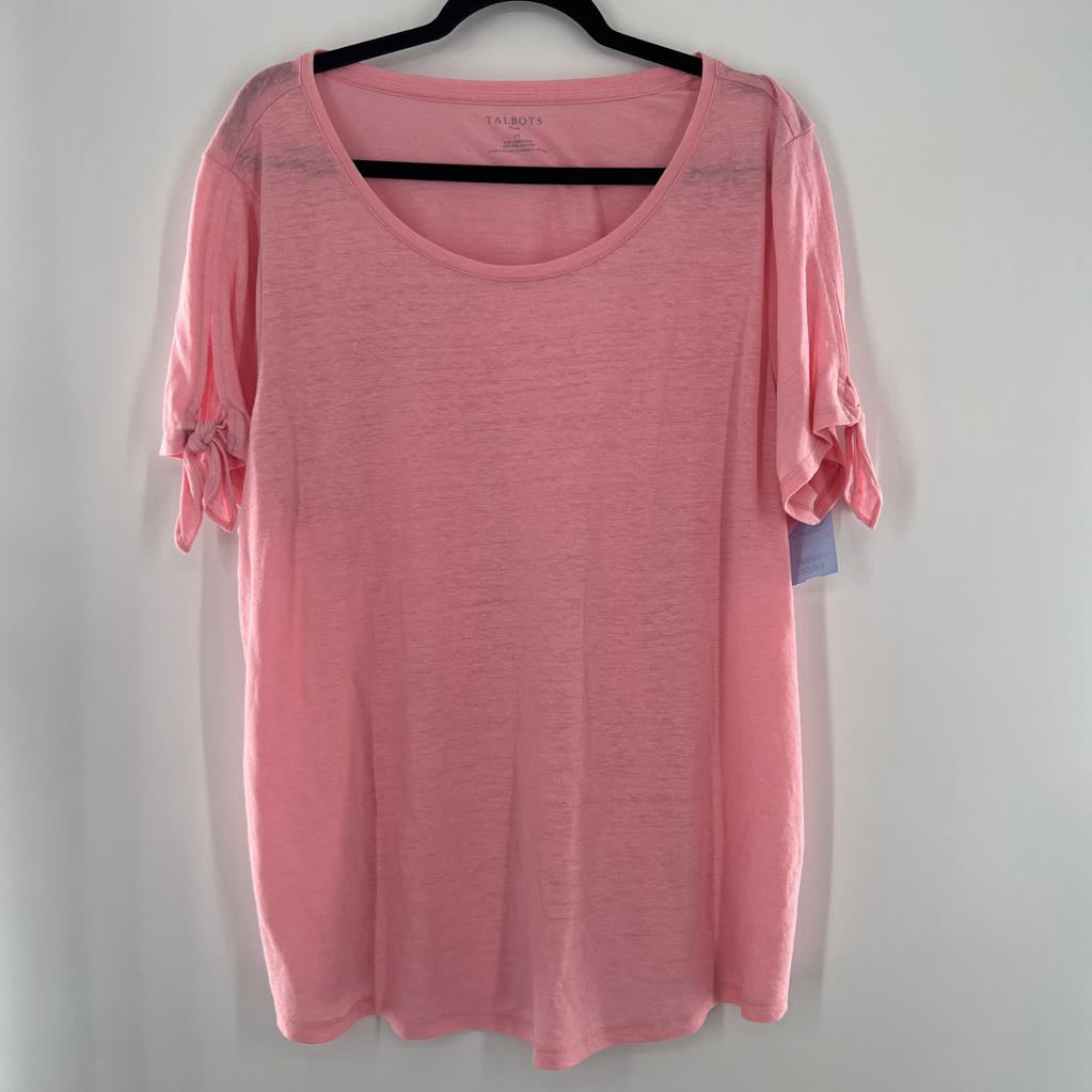 2X round neck s/s top