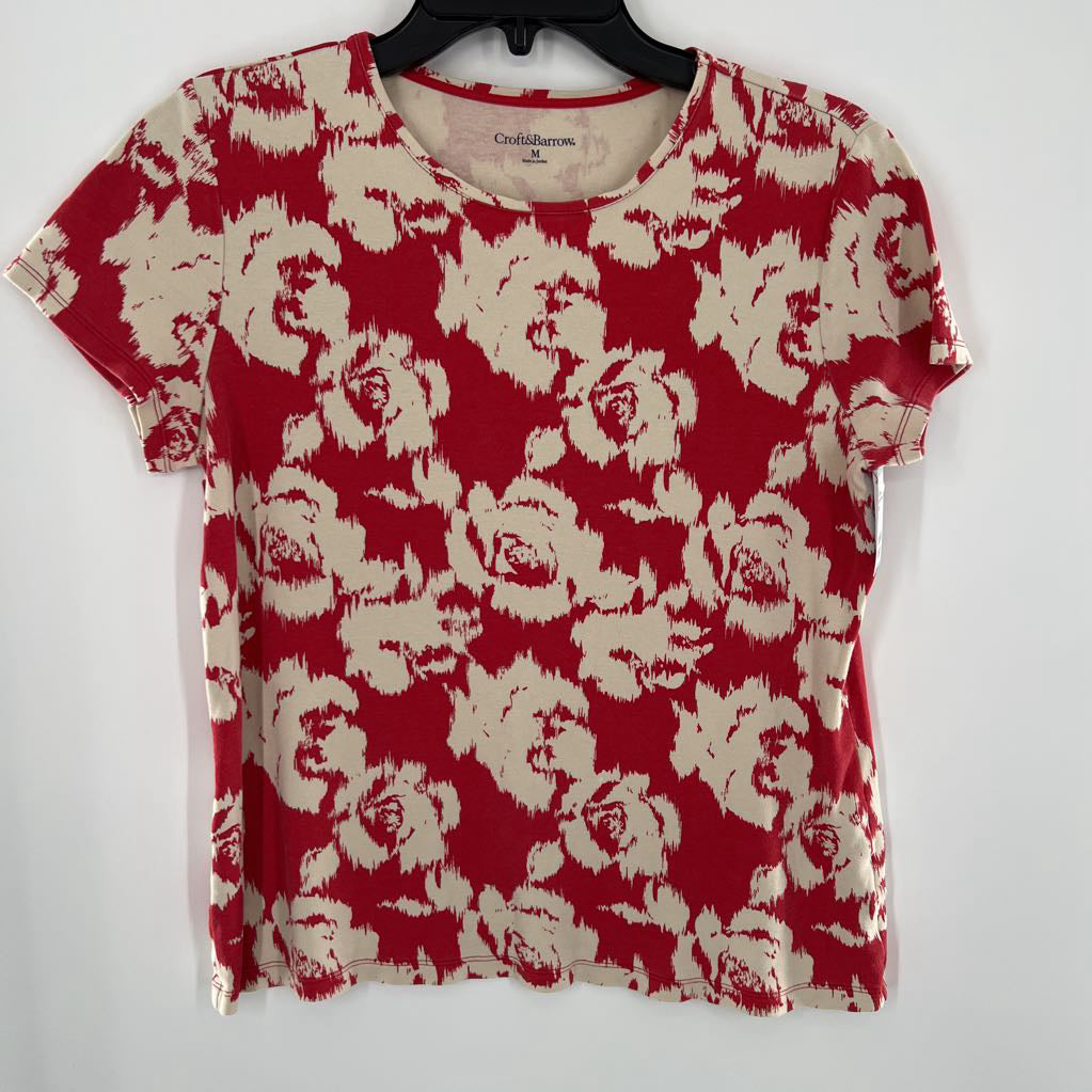 M flo print s/s tee