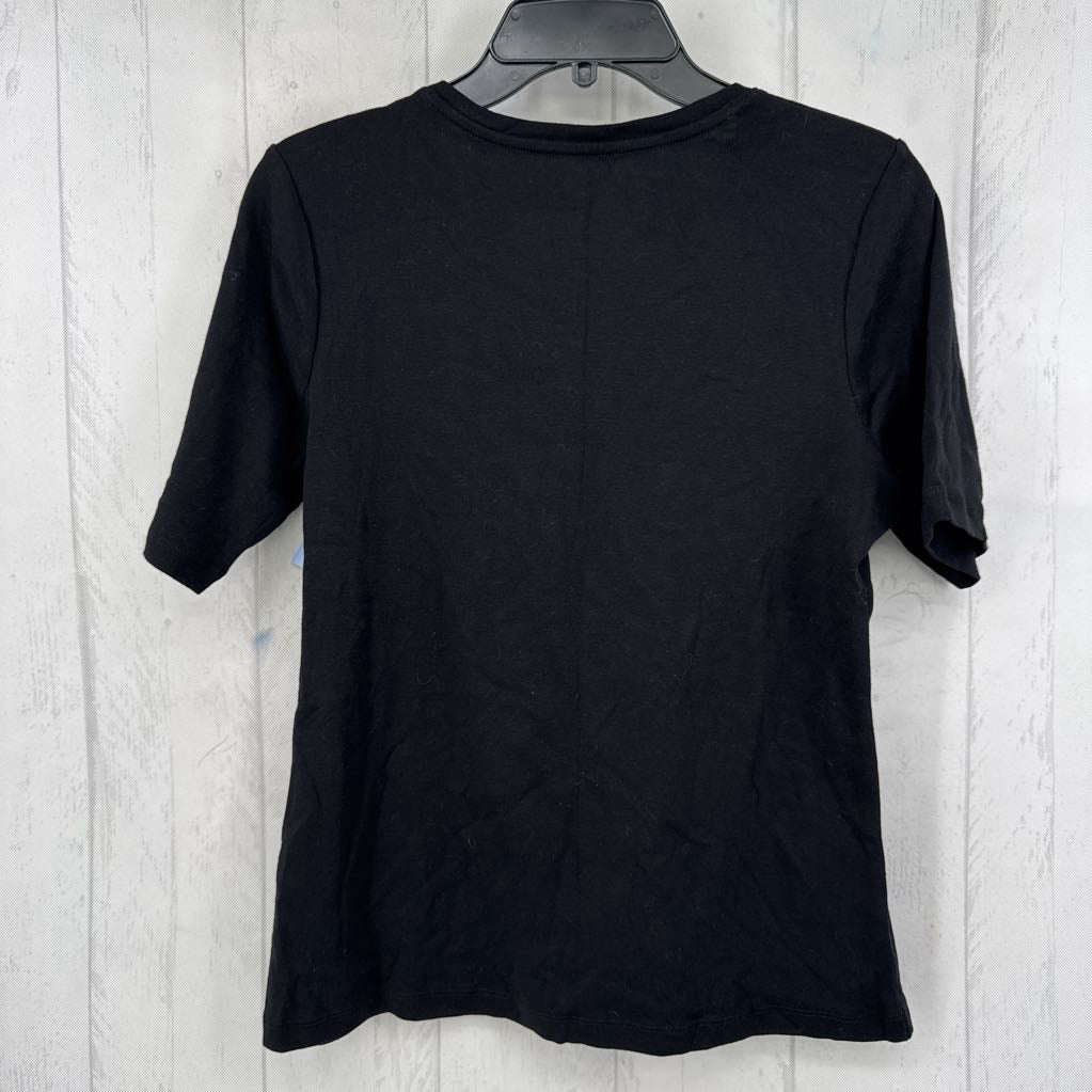 R29 M round neck elbow slv tee
