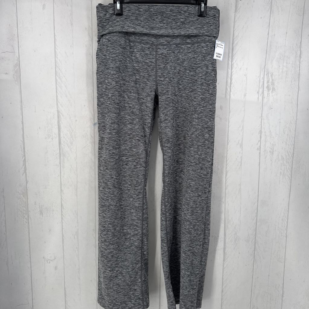 L marled flare leg pant