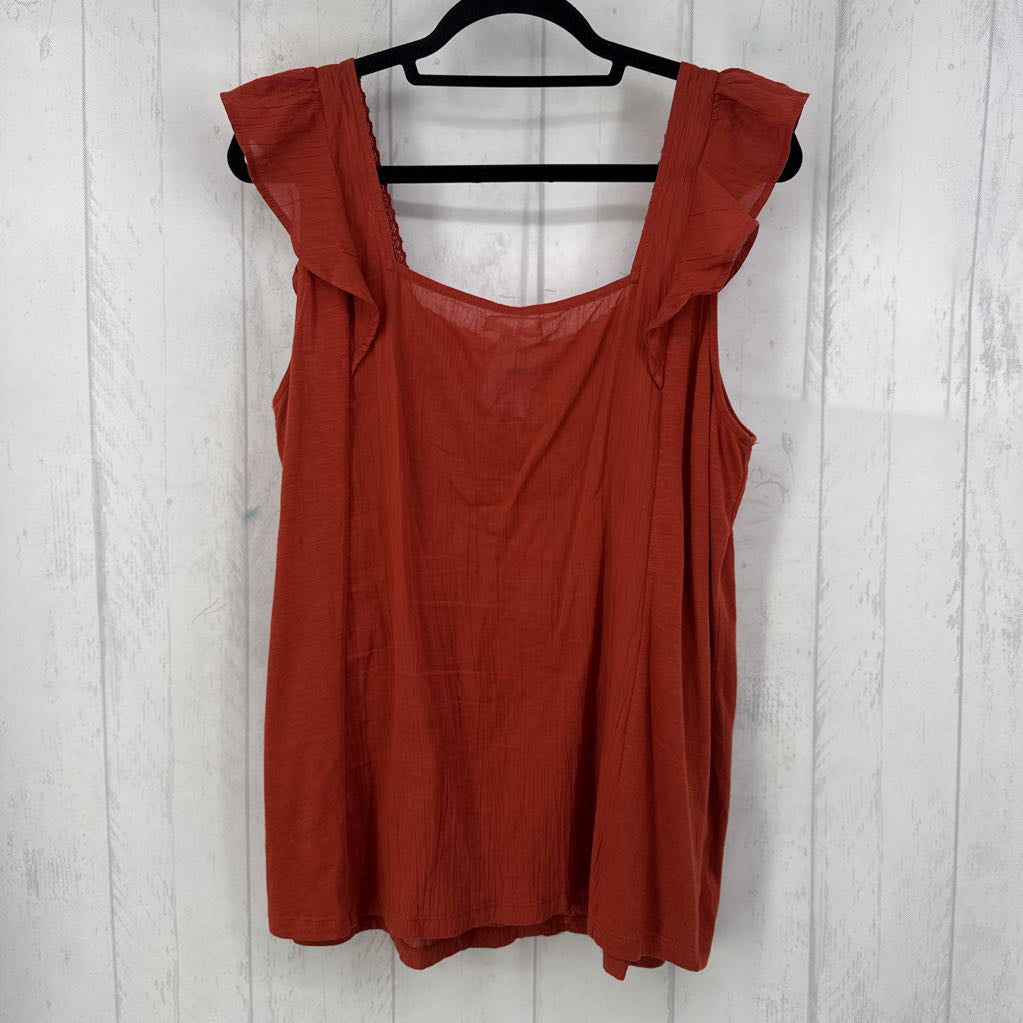 XL smocked button down top