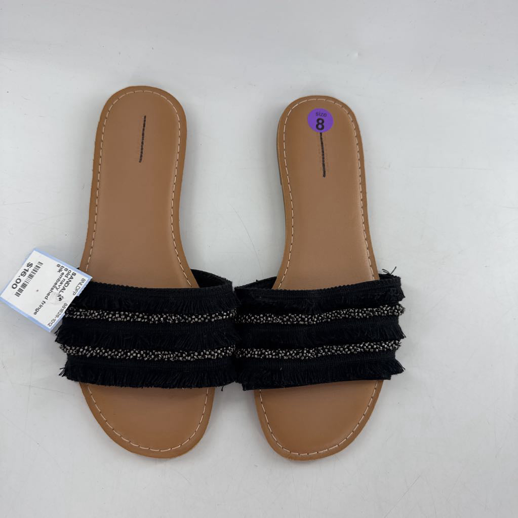 8 embelished fringe slides