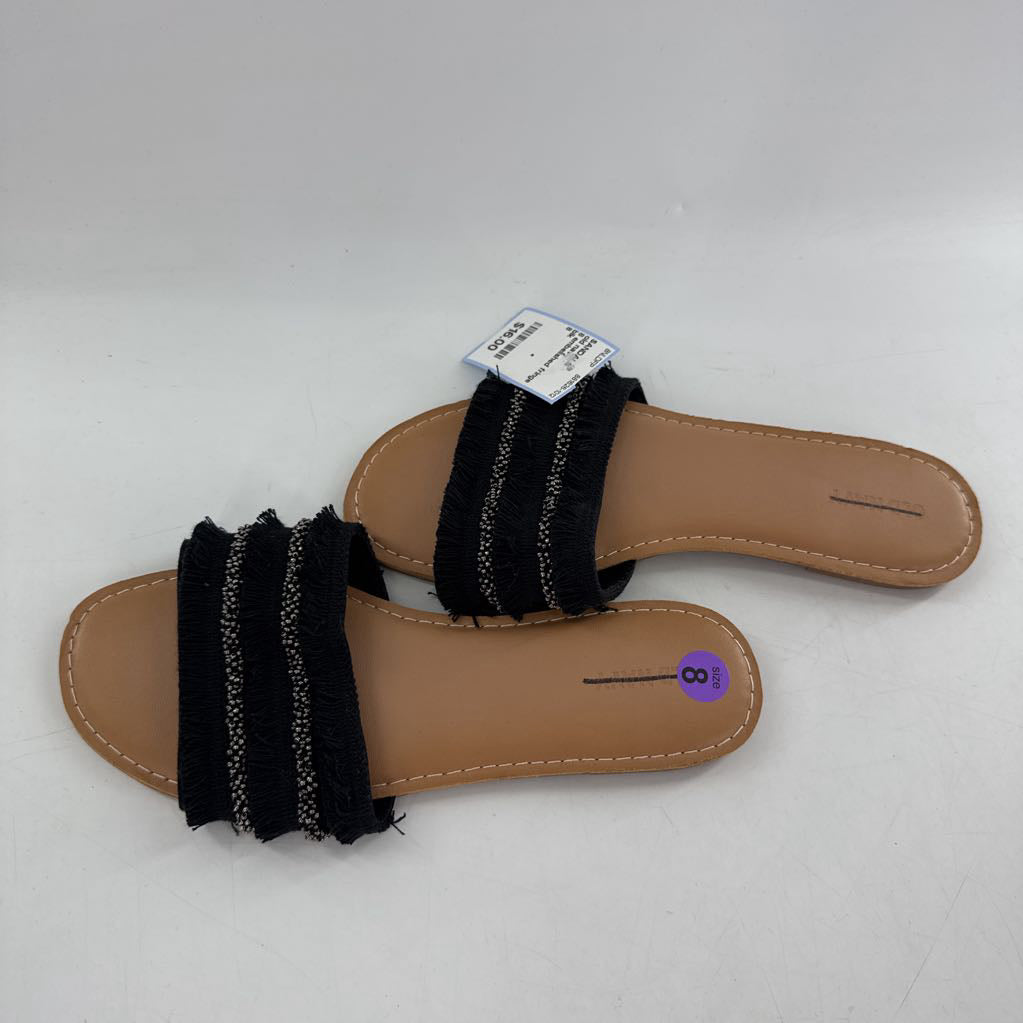 8 embelished fringe slides